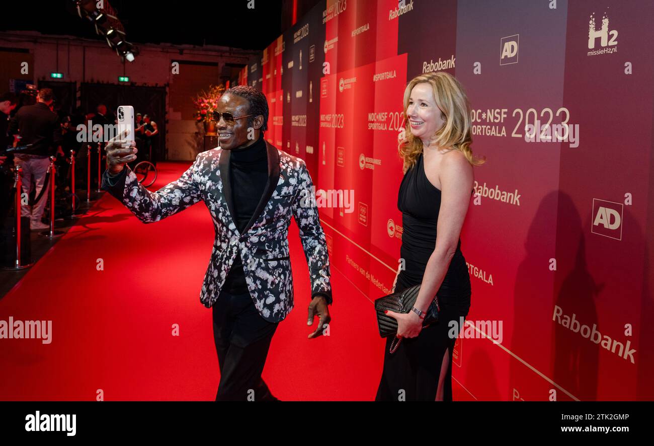UTRECHT - Regilio Tuur on the red carpet, before the start of the NOC