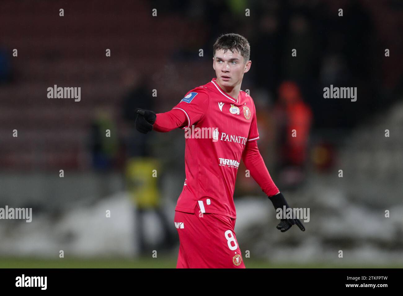 Dawid Tkacz Of Widzew Lodz Seen During The Polish PKO Ekstraklasa dawid-tkacz-of-widzew-lodz-seen-during-the-polish-pko-ekstraklasa