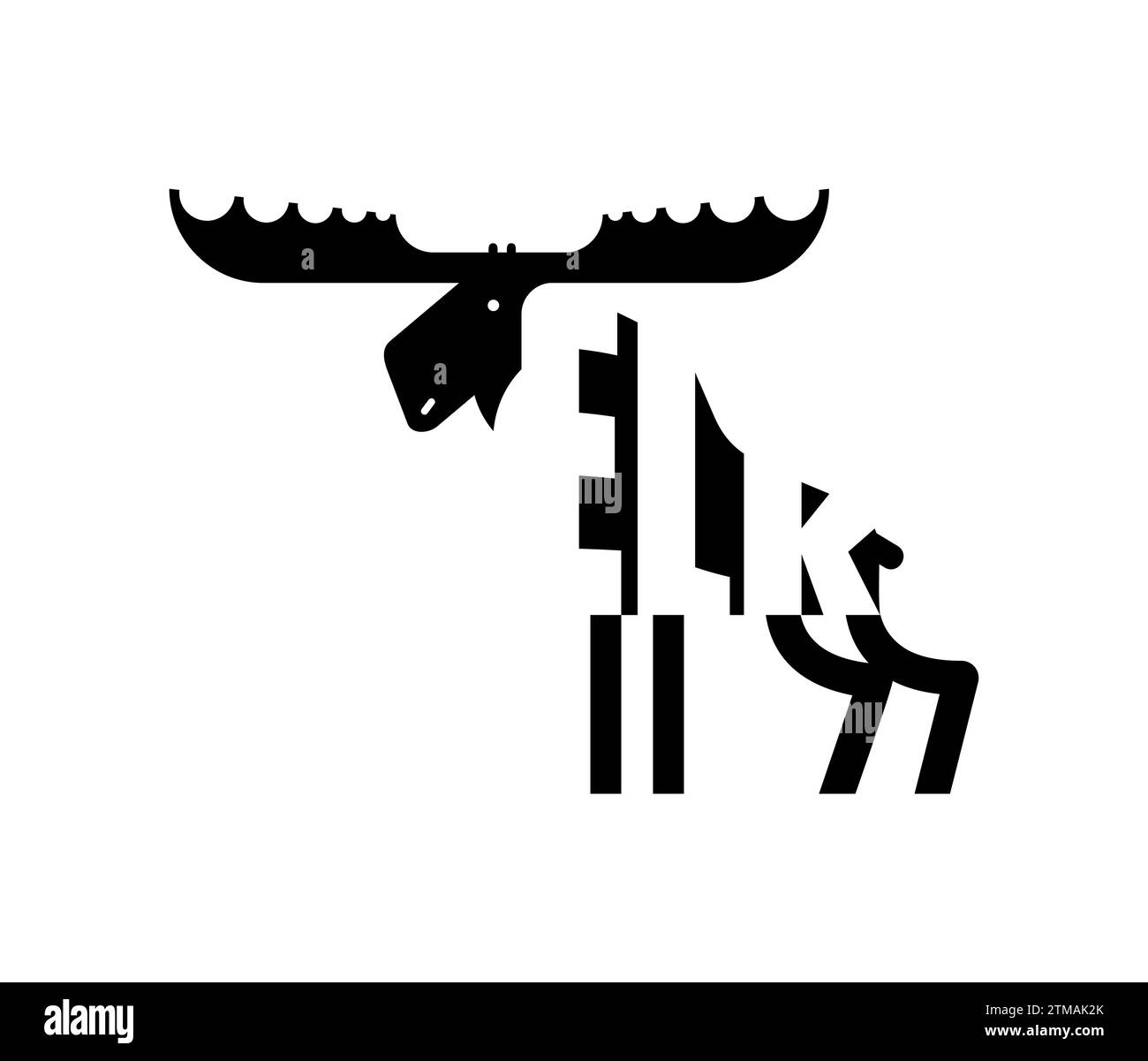 Large lettering logo Stock Vector Images - Alamy