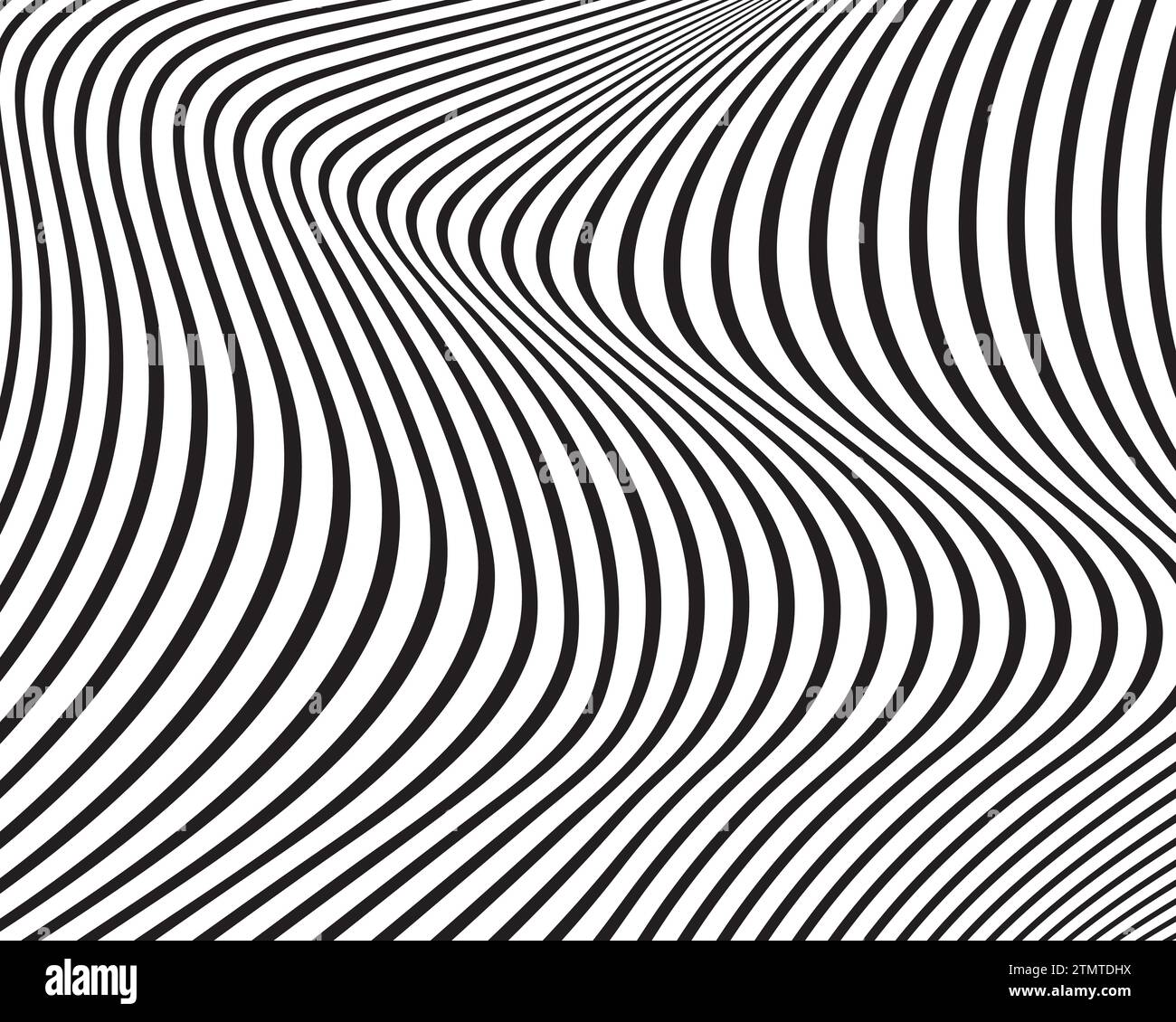 abstract black and white vector wave background Stock Vector Image ...