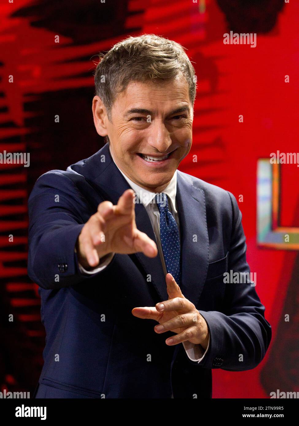 Rome, Italy. 20th Dec, 2023. Roma, studi Rai ex Dear, trasmissione tv ...