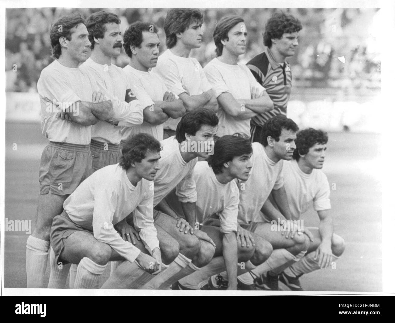 The Deportiva las Palmas union team in the 19821983 season. Credit