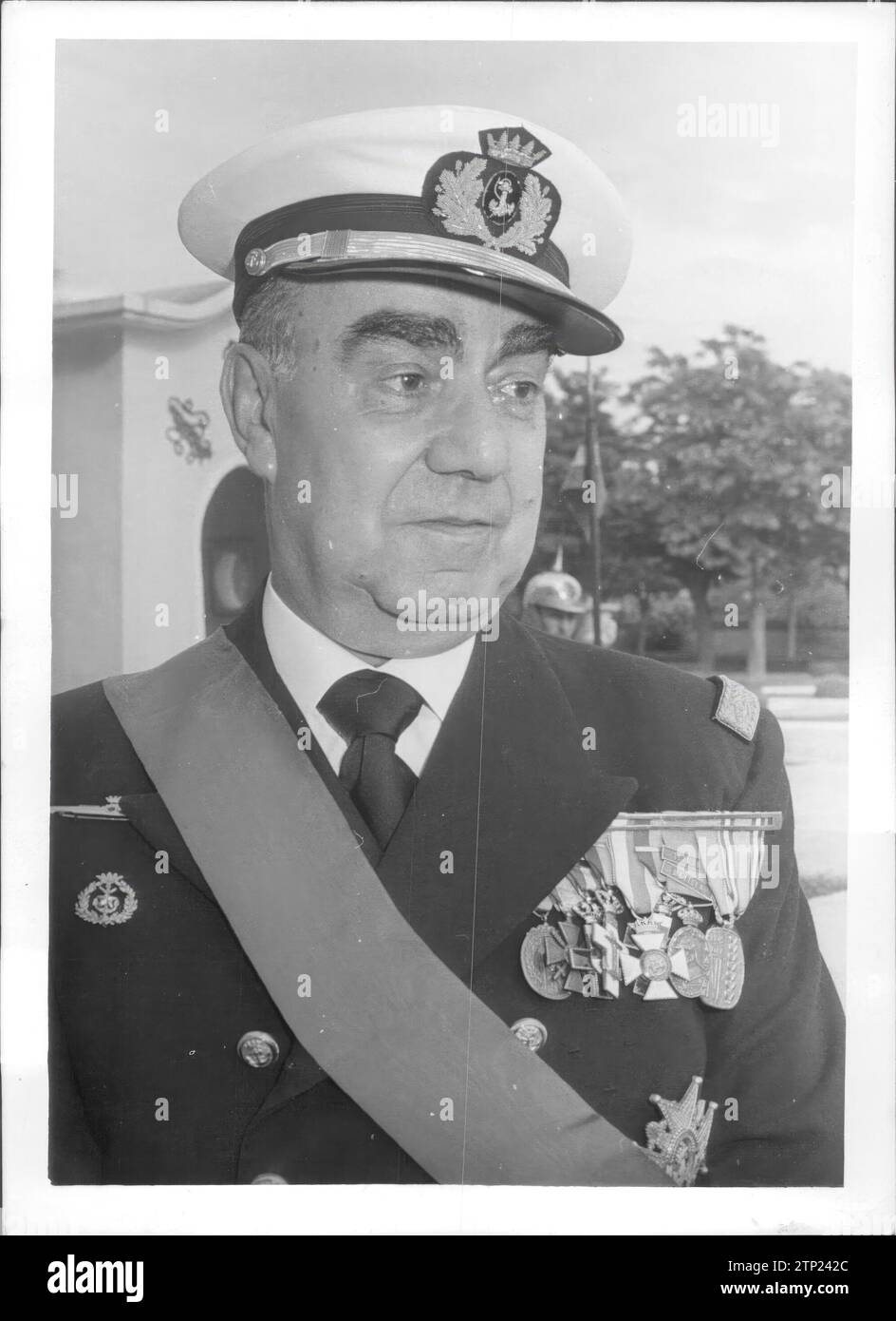 06/13/1973. Admiral Don Luis Carrero Blanco, President of the Government. Credit: Album / Archivo ABC / Manuel Sanz Bermejo Stock Photo