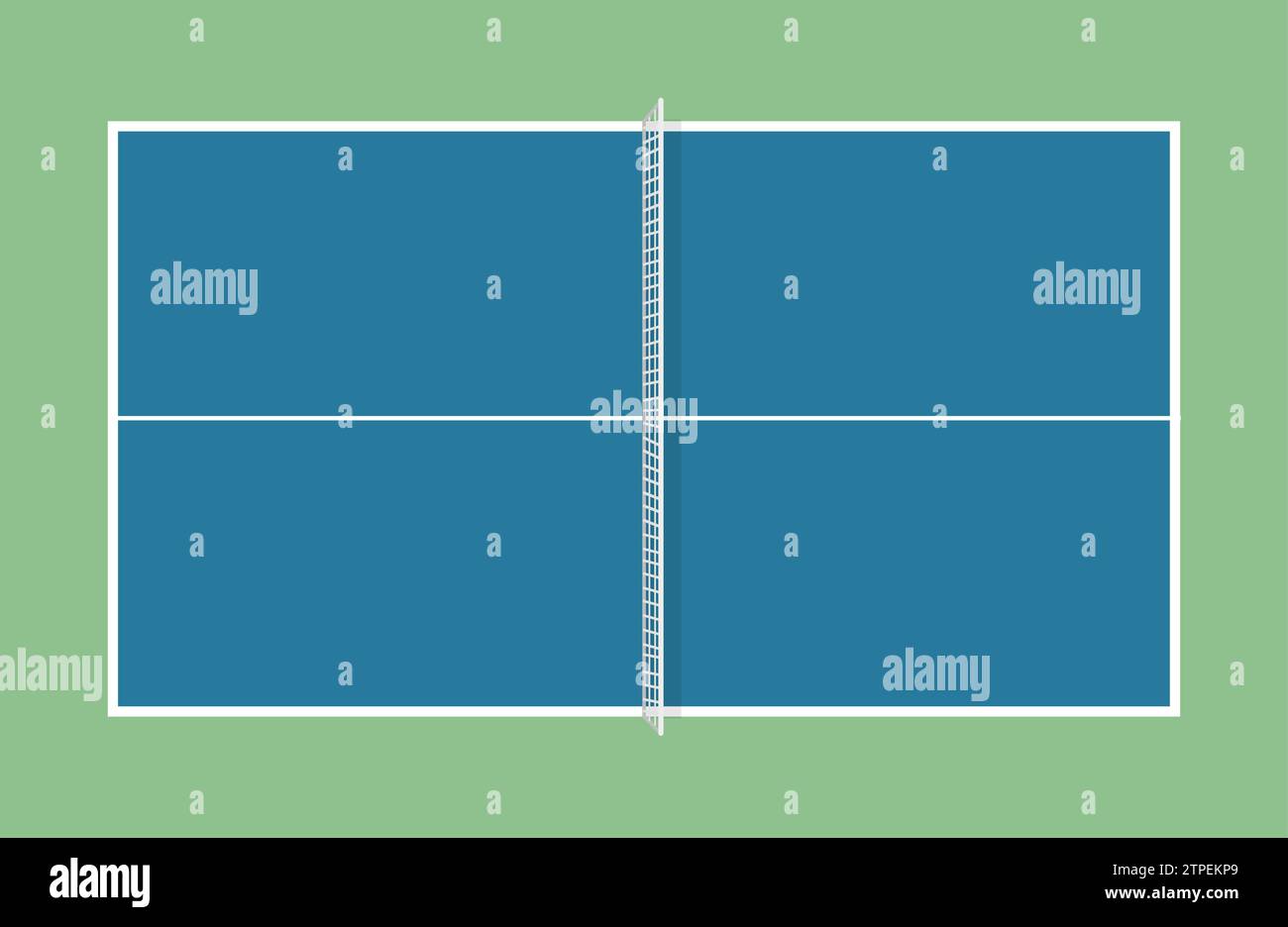 pingpong table top view illustration Stock Vector Image & Art Alamy