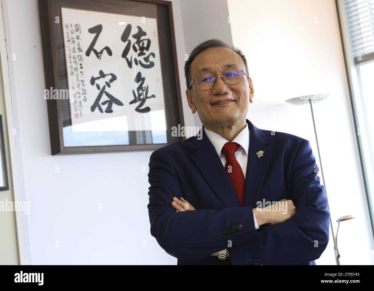 Madrid, 05/23/2023. Interview with Taiwan's ambassador to Spain, José María Liu. Photo: Ernesto Agudo. Archdc. Credit: Album / Archivo ABC / Ernesto Agudo Stock Photo