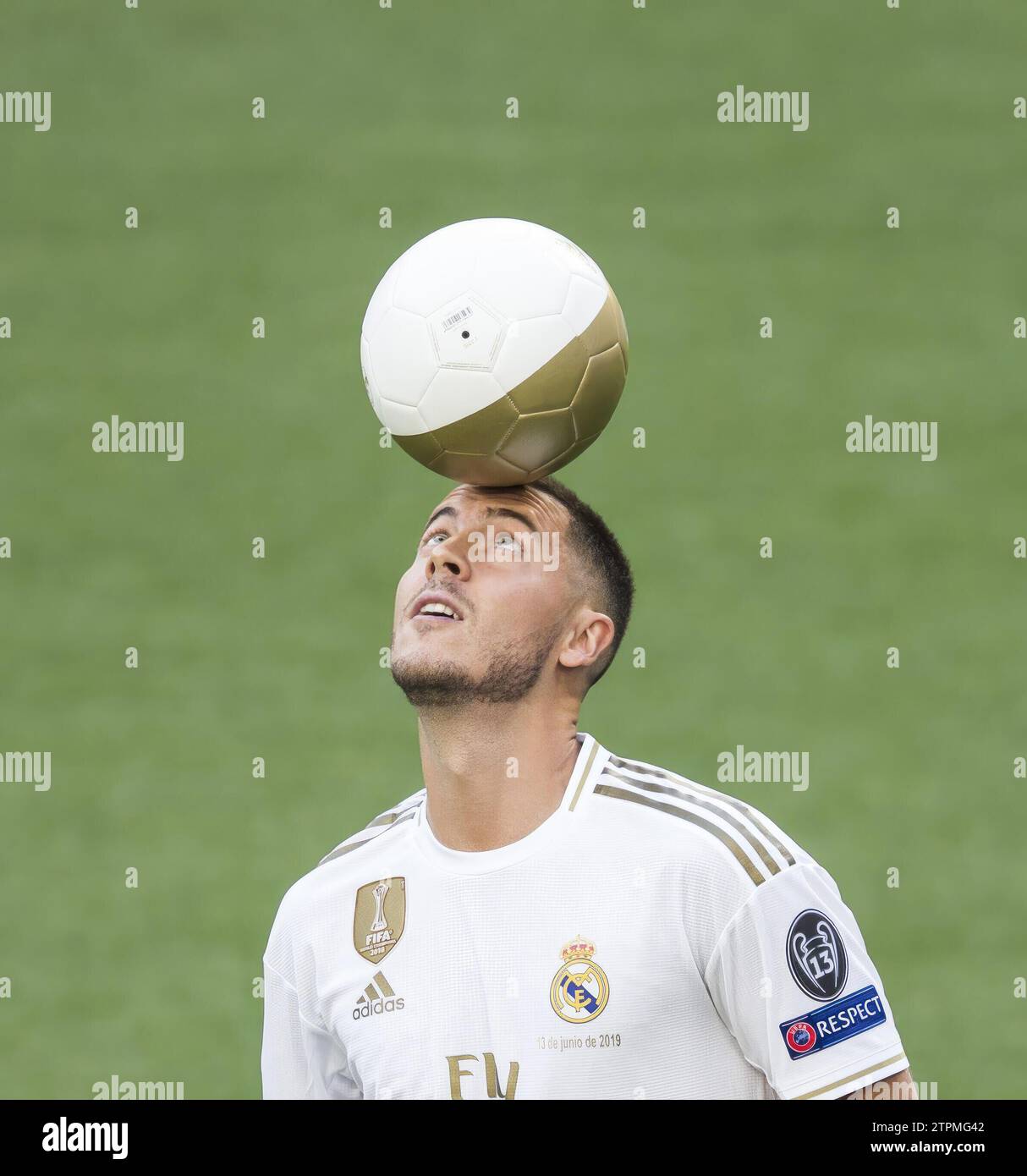 Madrid, 06/13/2019. Presentation of Eden Hazard, as a new Real Madrid