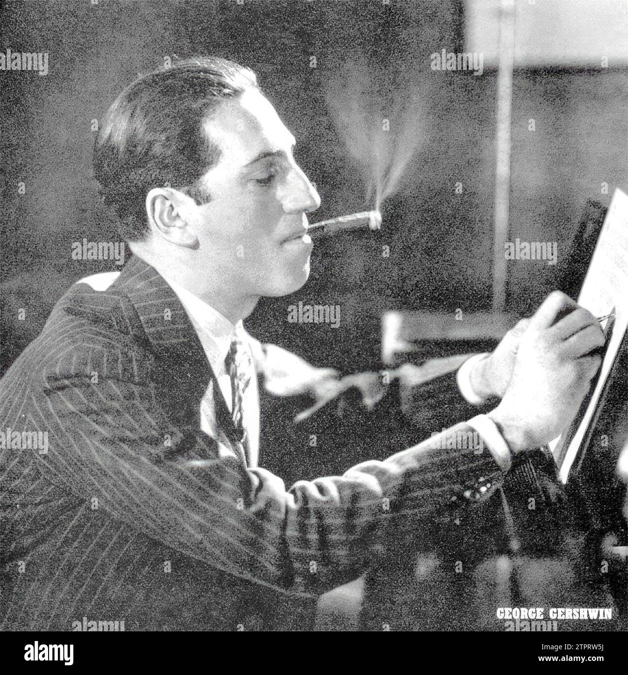 12/31/1926. George Gershwin photographed in the 1920s. Credit: Album / Archivo ABC Stock Photo