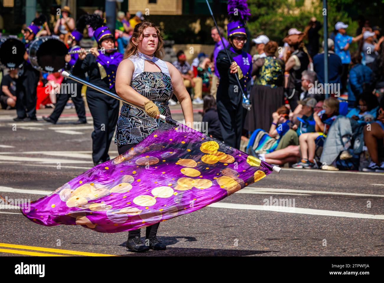 Portland, Oregon, USA June 10, 2023 Hermiston High School Marching