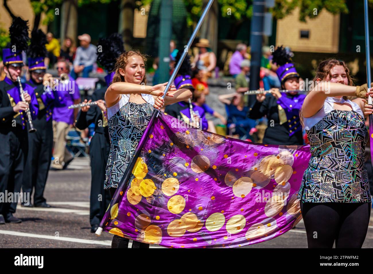 Portland, Oregon, USA June 10, 2023 Hermiston High School Marching