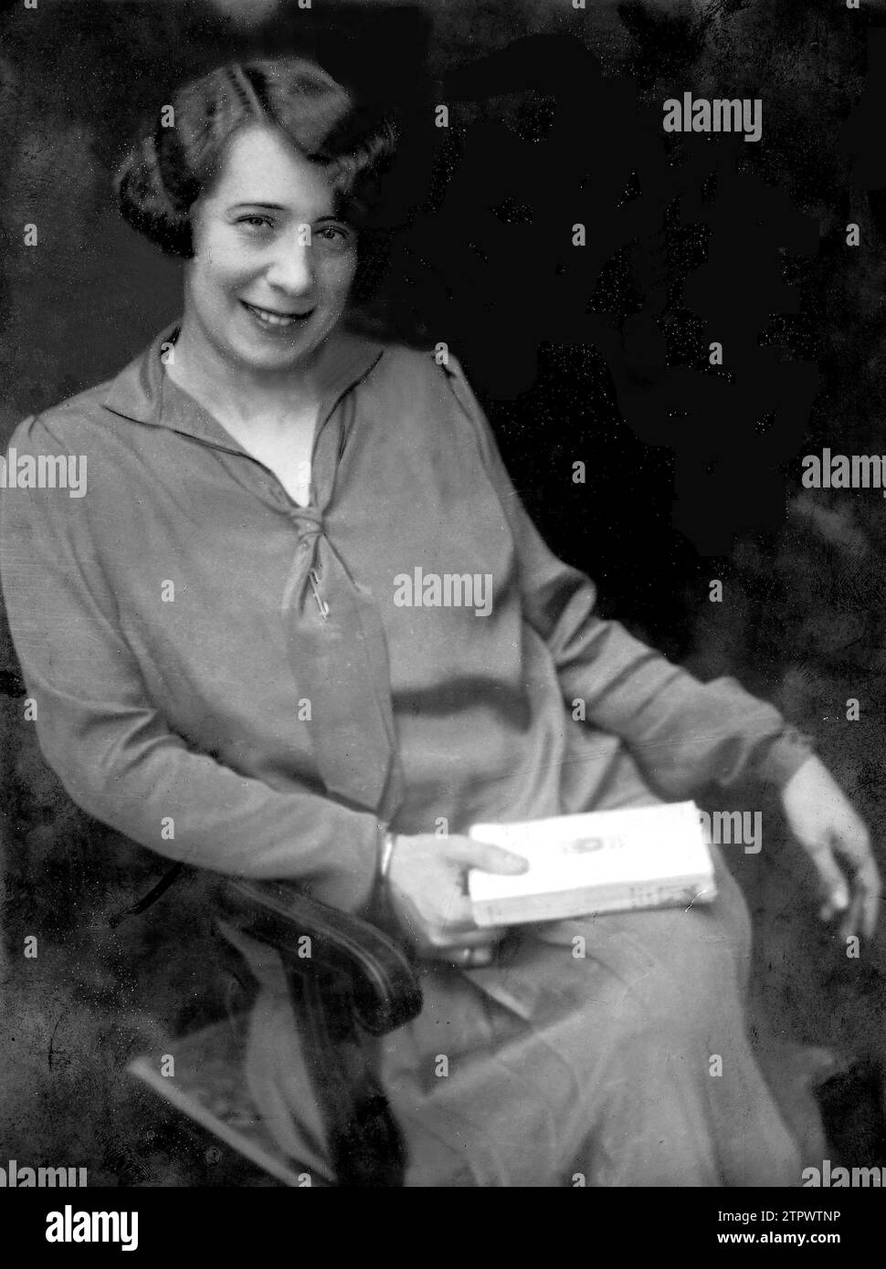 12/31/1929. Portrait of Margarita Nelken. Credit: Album / Archivo ABC / Miguel Andrés Stock Photo