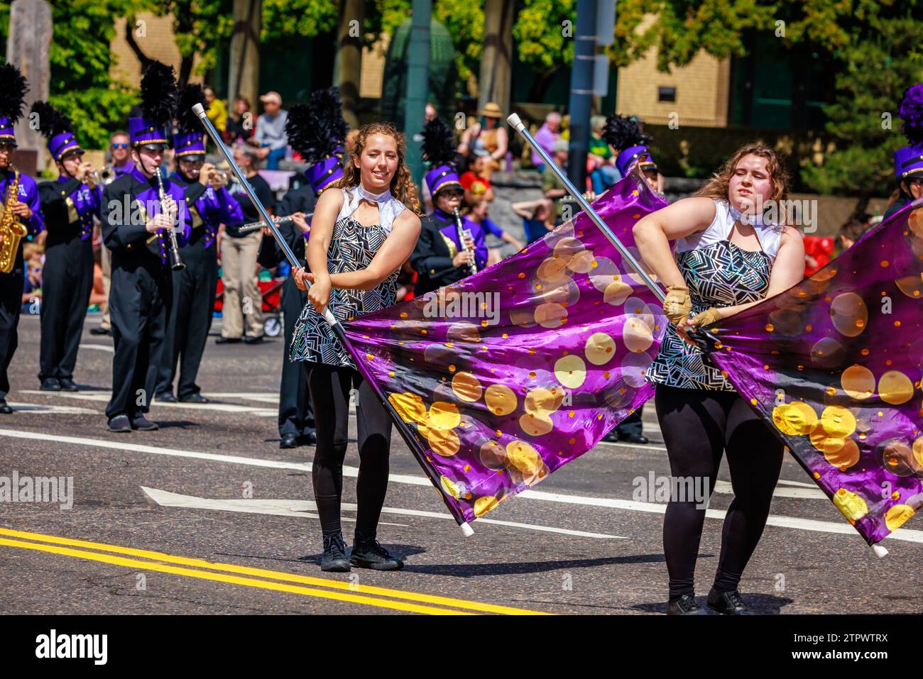 Portland, Oregon, USA June 10, 2023 Hermiston High School Marching