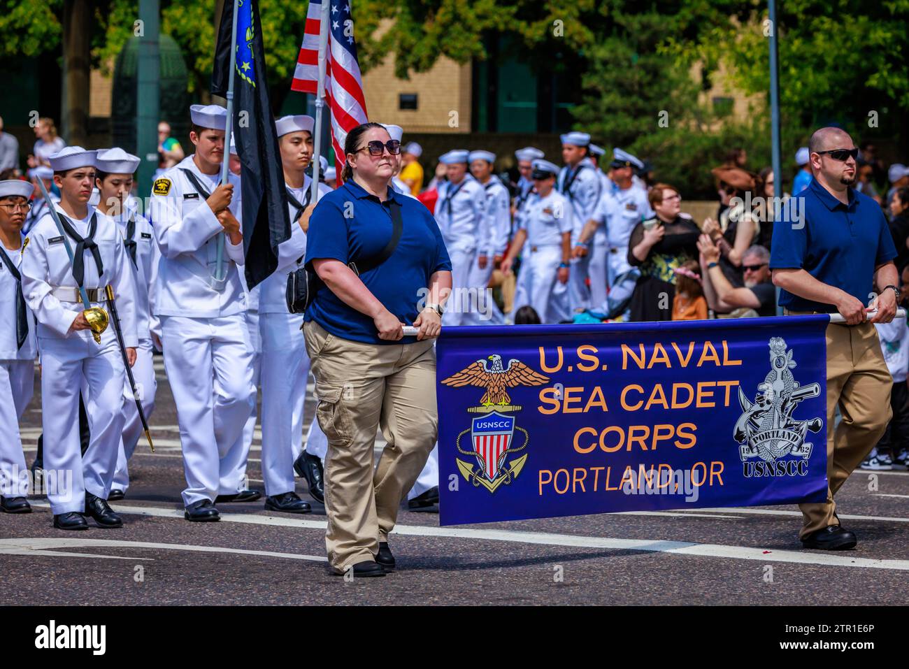 Portland, Oregon, USA - June 10, 2023: United States Naval Sea Cadet ...