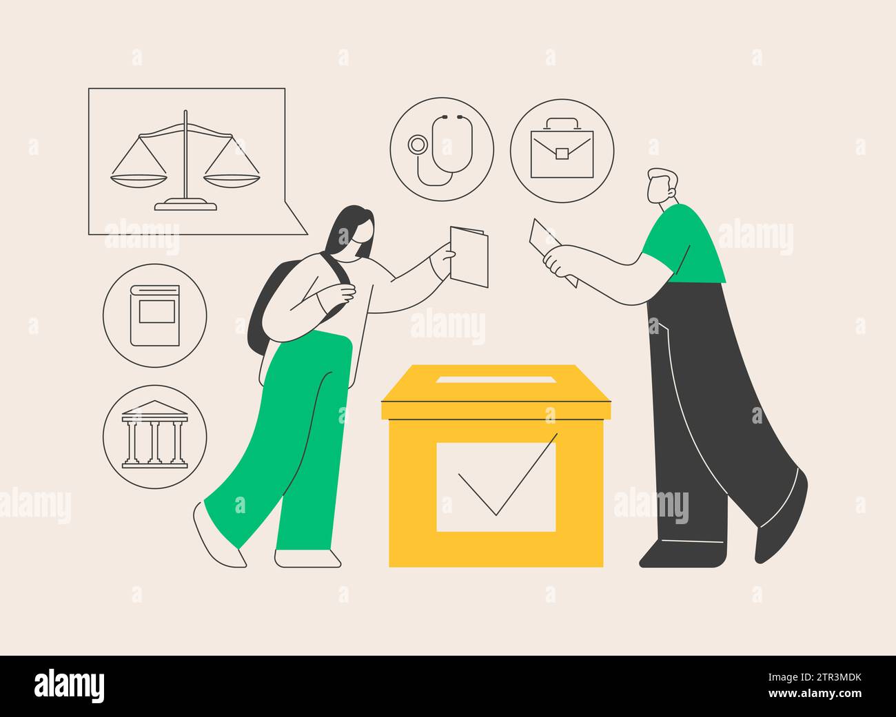 Youth rights abstract concept vector illustration Stock Vector Image ...