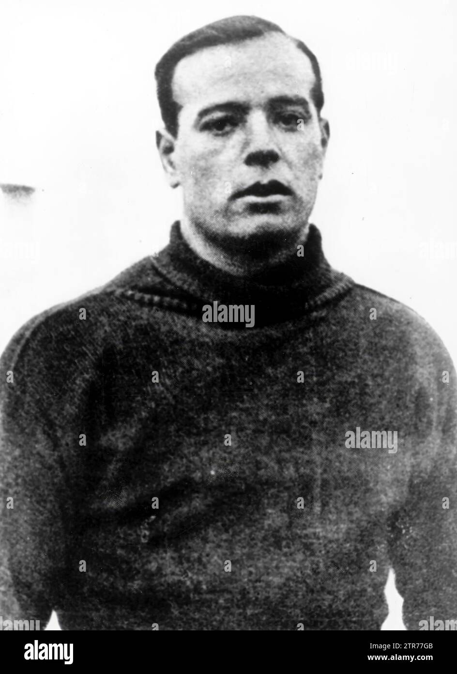 12/31/1929. Portrait of the famous goalkeeper Ricardo Zamora -. Credit: Album / Archivo ABC Stock Photo