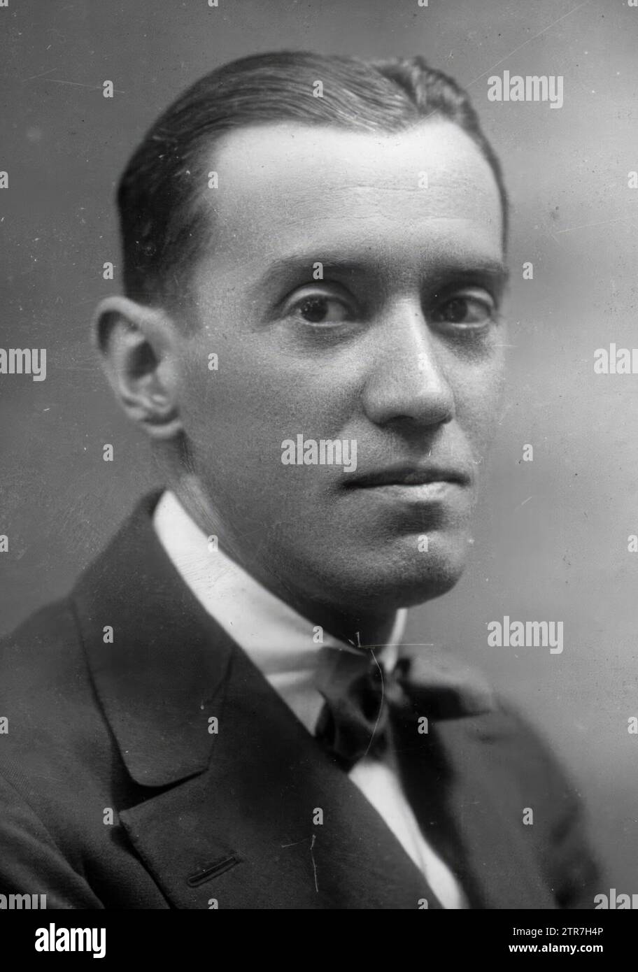 12/31/1919. Portrait of Ramón Pérez de Ayala. Credit: Album / Archivo ABC / Alfonso Sánchez García Alfonso Stock Photo