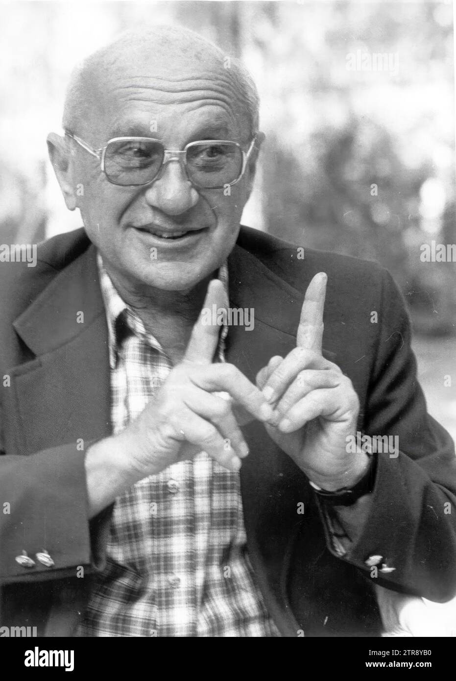 12/31/1981. Interview With Milton Friedman. Credit: Album / Archivo ABC ...