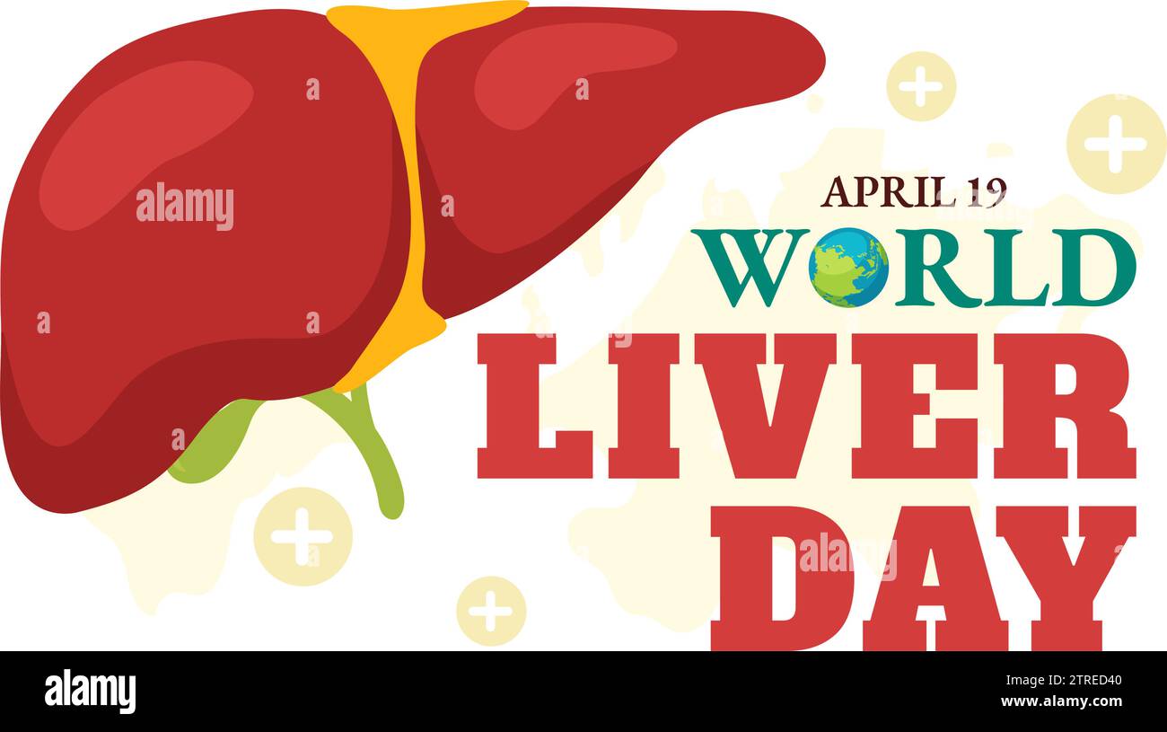World Liver Day Vector Illustration on April 19th to Raise Global ...