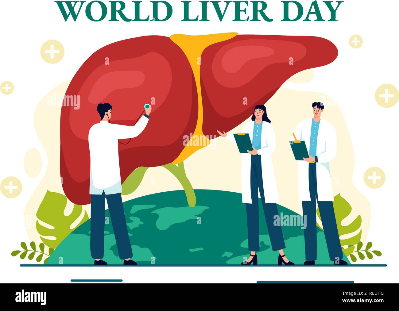 World Liver Day Vector Illustration on April 19th to Raise Global ...