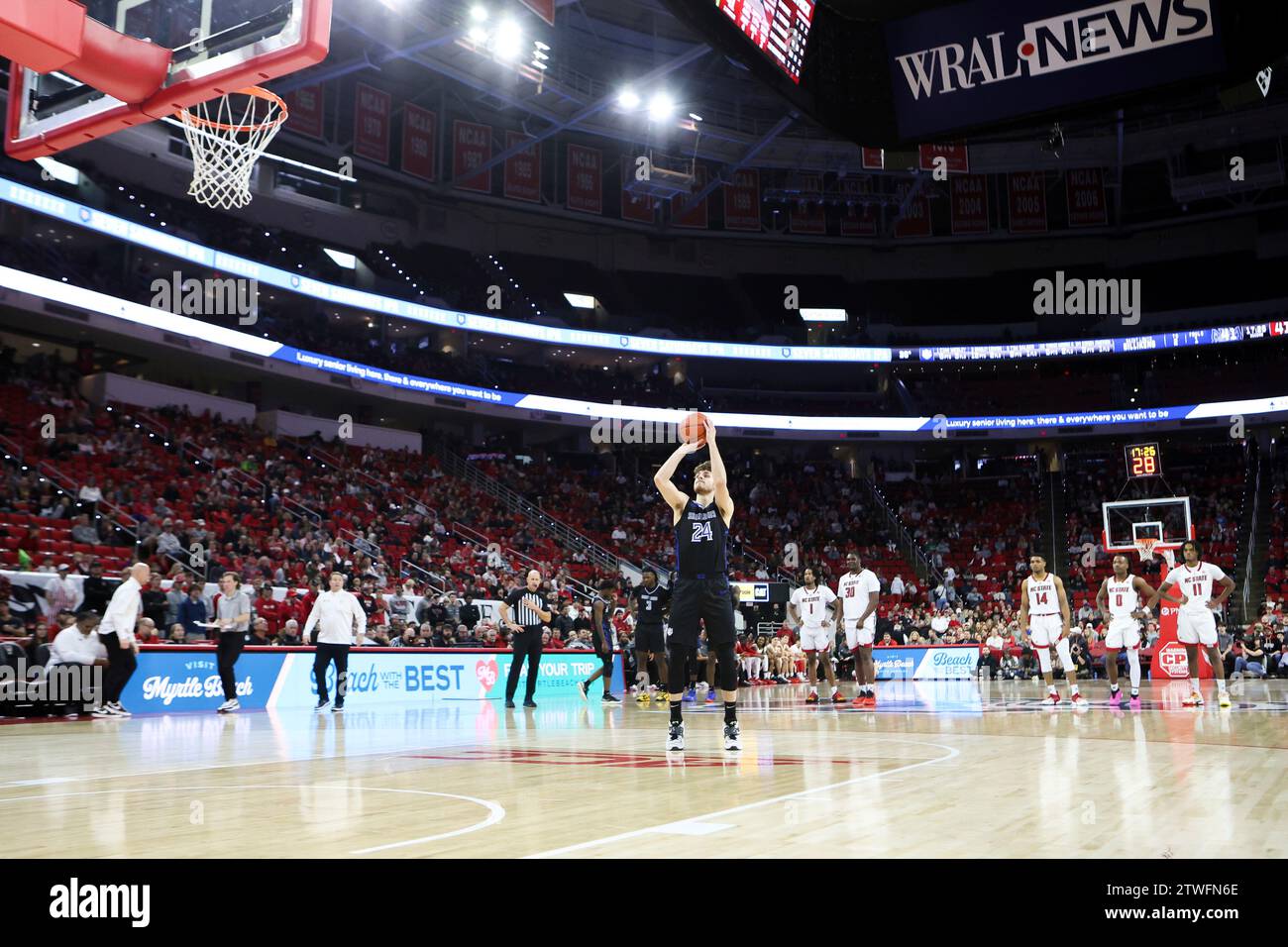 RALEIGH, NC DECEMBER 20 Saint Louis Billikens guard Gibson Jimerson