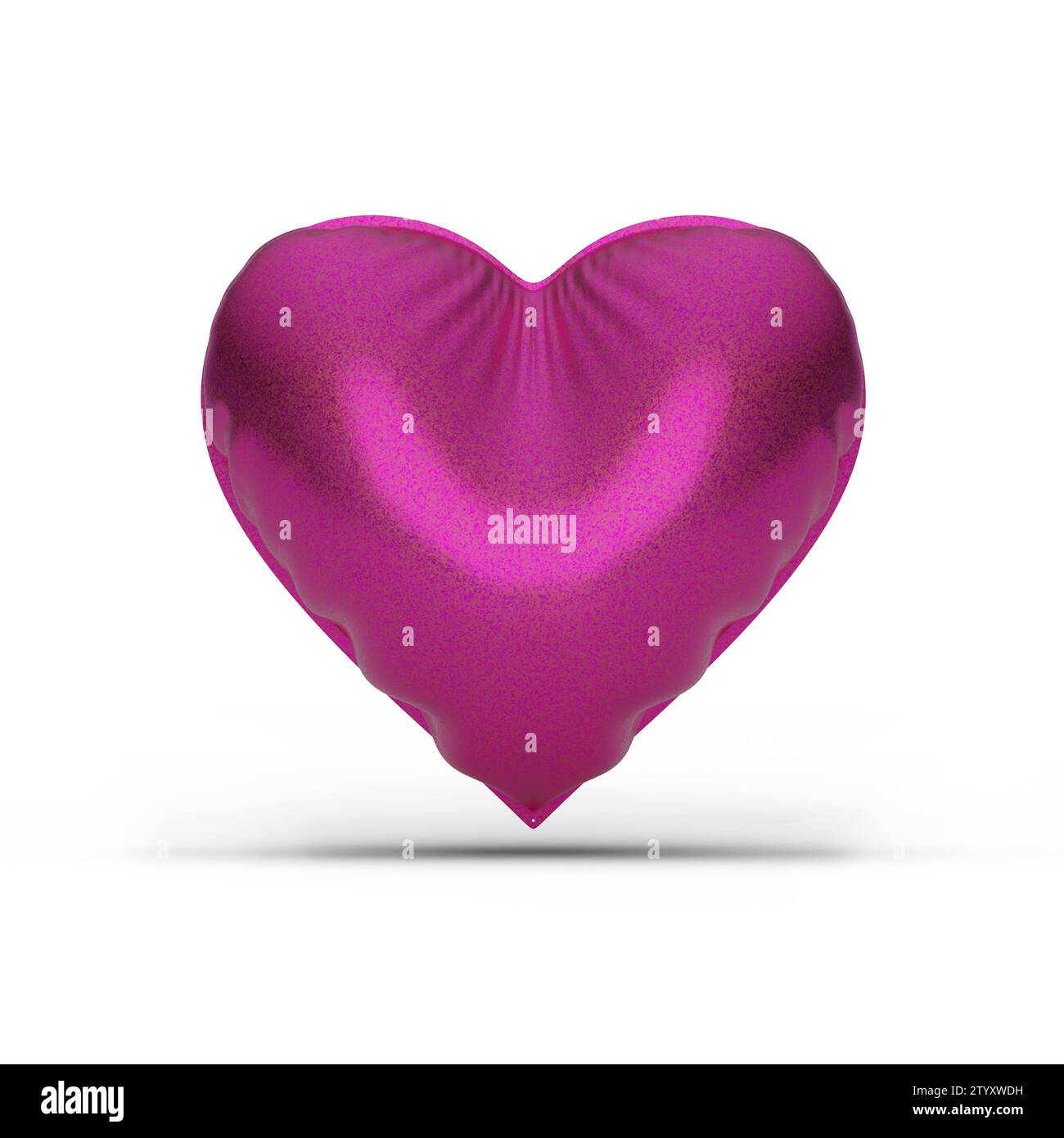 3D Illustration , Red heart. Realistic icon heart symbol love Stock ...