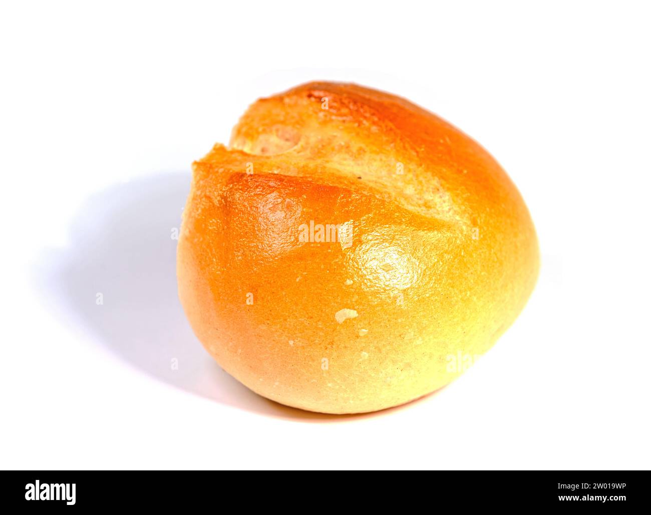 Wheat roll in a close-up Stock Photo