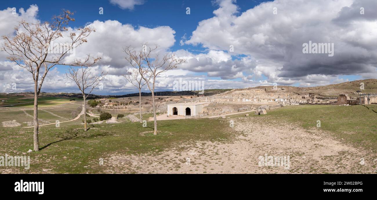 parque arqueológico de Segóbriga, Saelices, Cuenca, Castilla-La Mancha, Spain Stock Photo