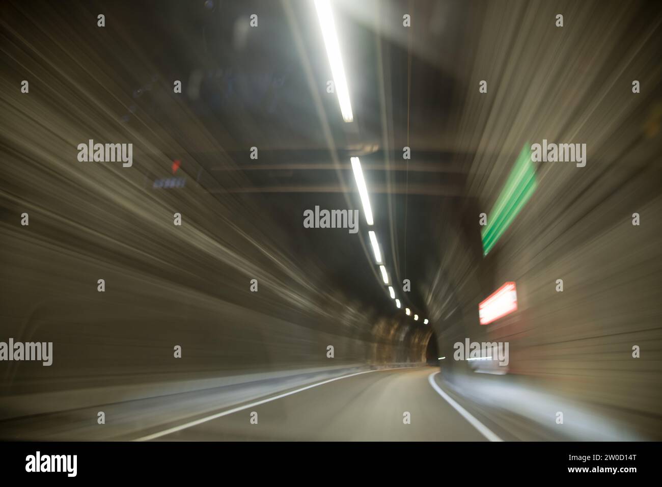 Strada Statale 45 or SS45bis road by Lago di Garda, Province of Brescia