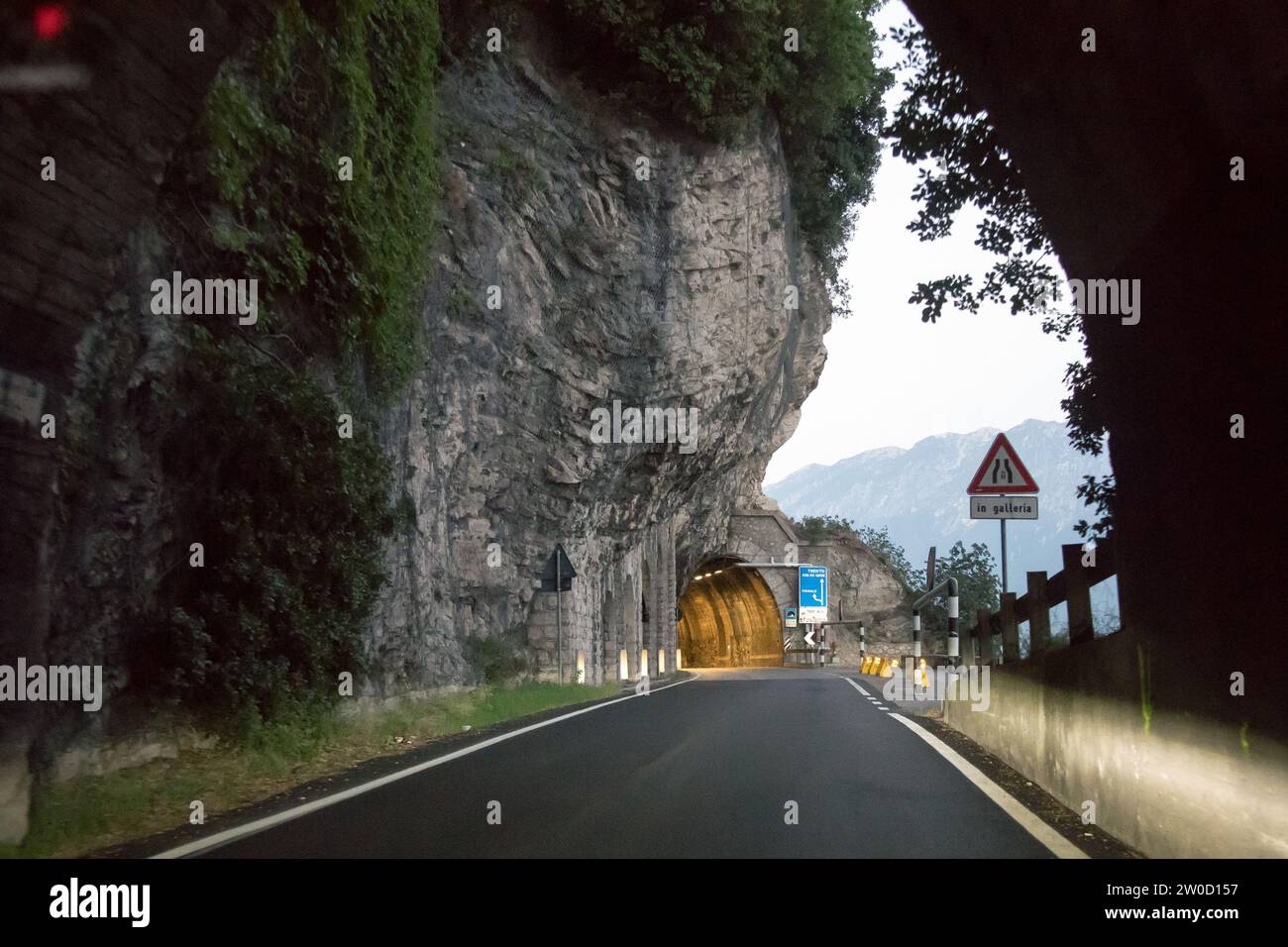 Strada Statale 45 or SS45bis road by Lago di Garda, Province of Brescia