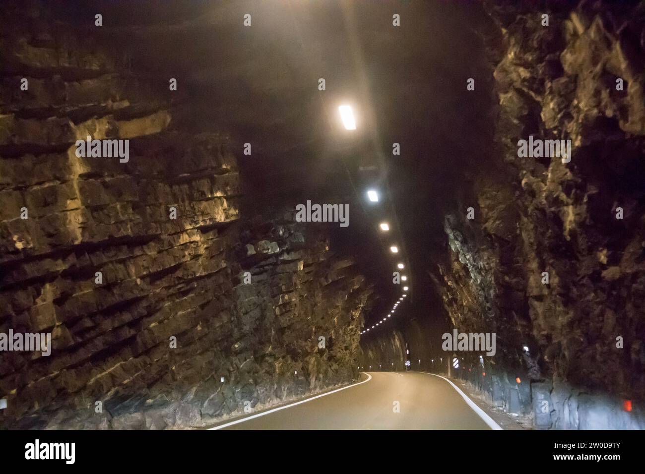 Strada Statale 45 or SS45bis road by Lago di Garda, Province of Brescia