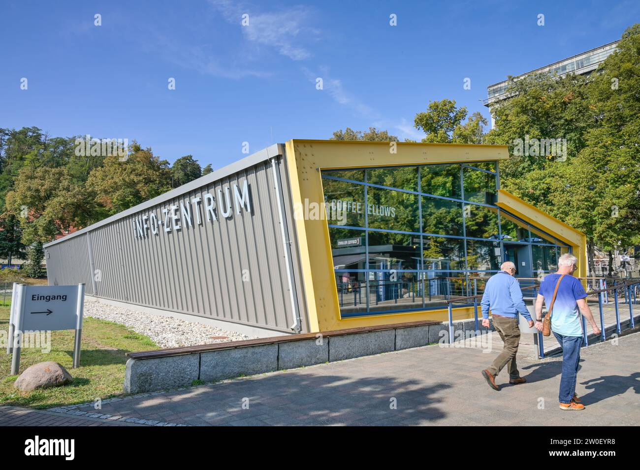 Infozentrum Schiffshebewerk, Niederfinow, Brandenburg, Deutschland Stock Photo