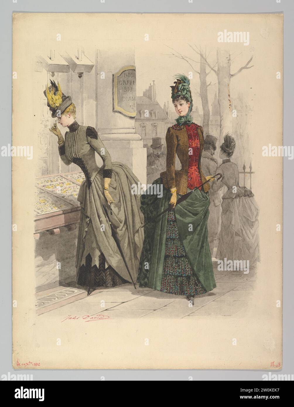 Jules David | Modes de Mme. Antonie Lalanne, No. 791, from