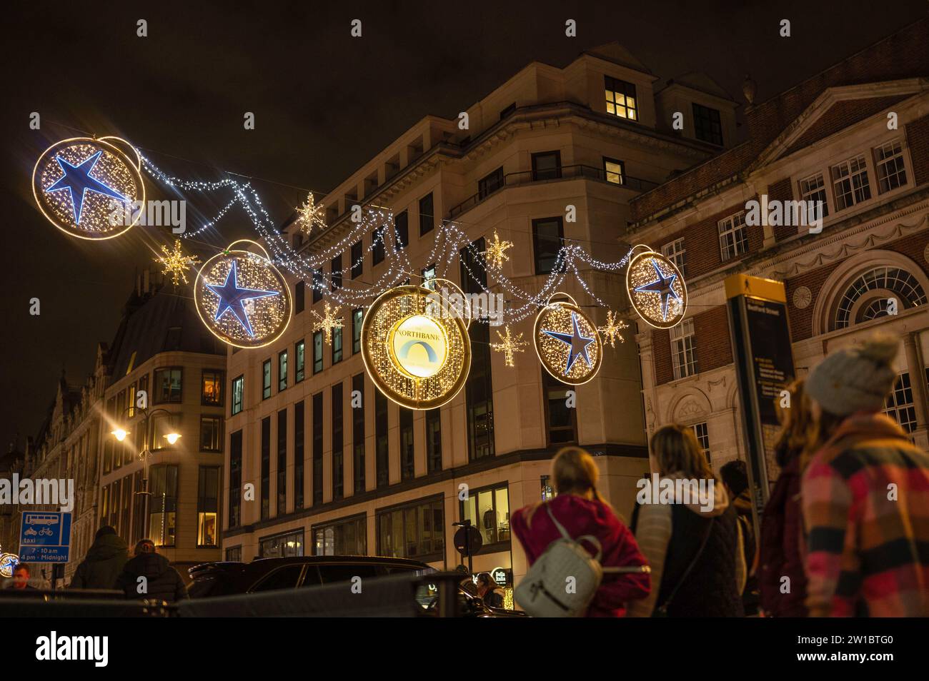 Christmas lights on The Strand in London, 2023 Stock Photo Alamy