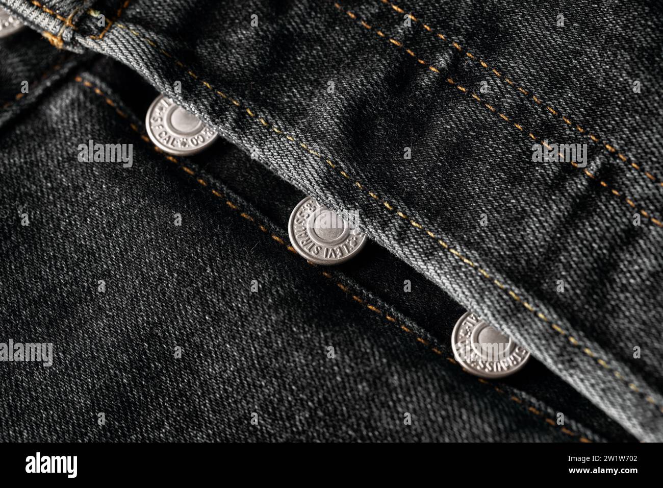 Button fly blue jeans hi res stock photography and images Page 2 Alamy