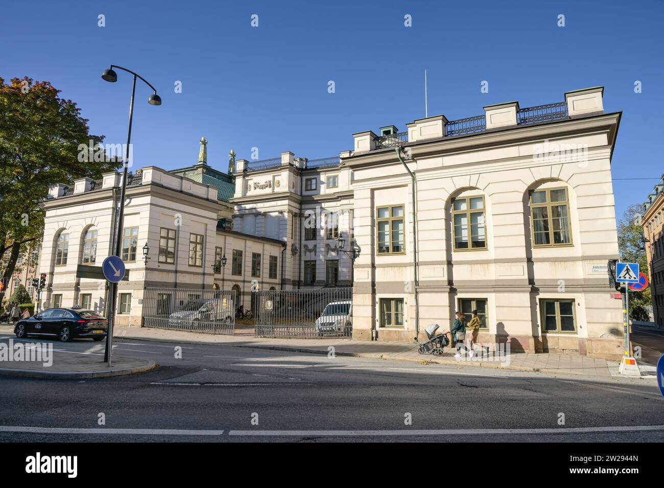 Högsta domstolen, höchstes Gericht in Zivil- und Strafsachen, Bondesches Palais, Riddarhustorget, Stockholm, Schweden Stock Photo