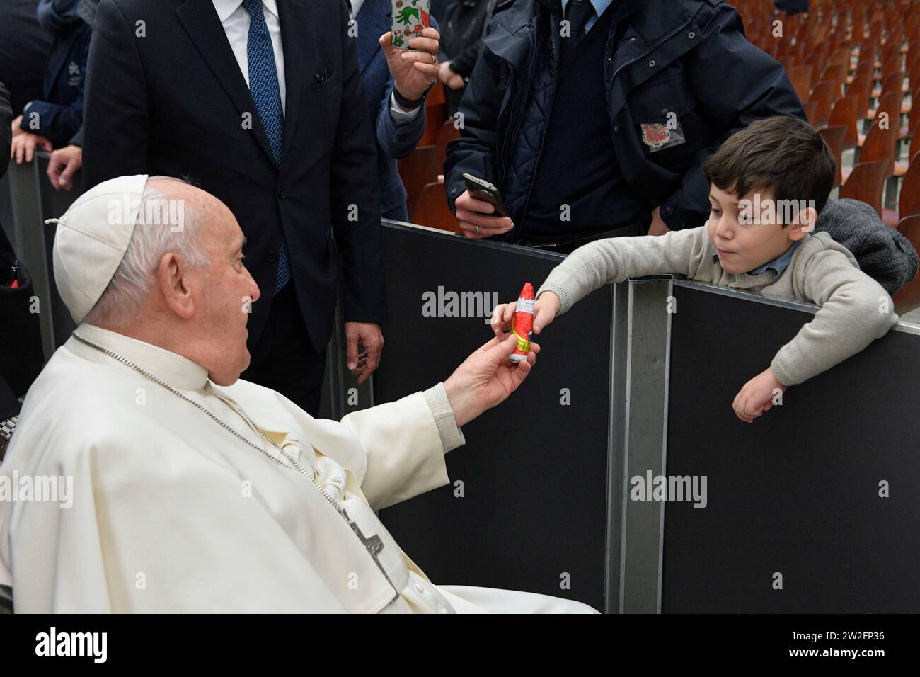 Vatican, Vatican. 21st Dec, 2023. Italy, Rome, Vatican, 2023/12/21.Pope