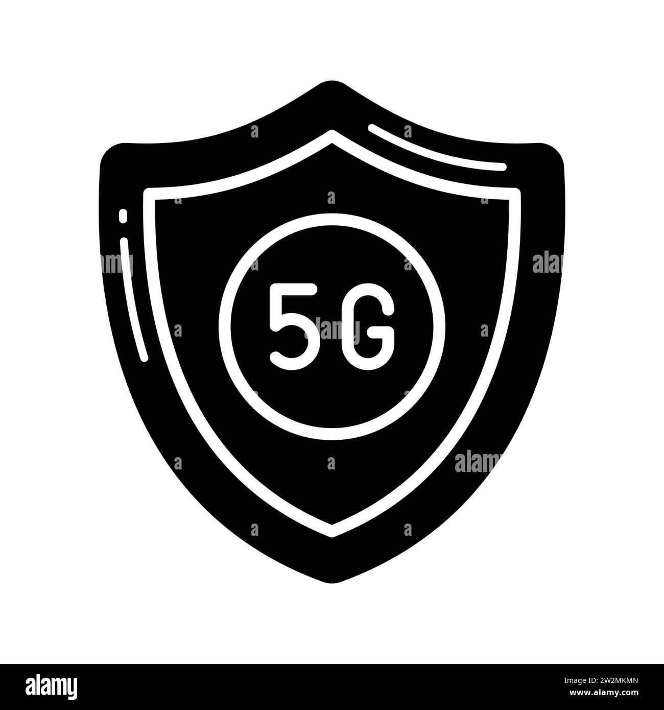 Carefully designed 5G network icon in trendy style, 5G technology vector Stock Vector