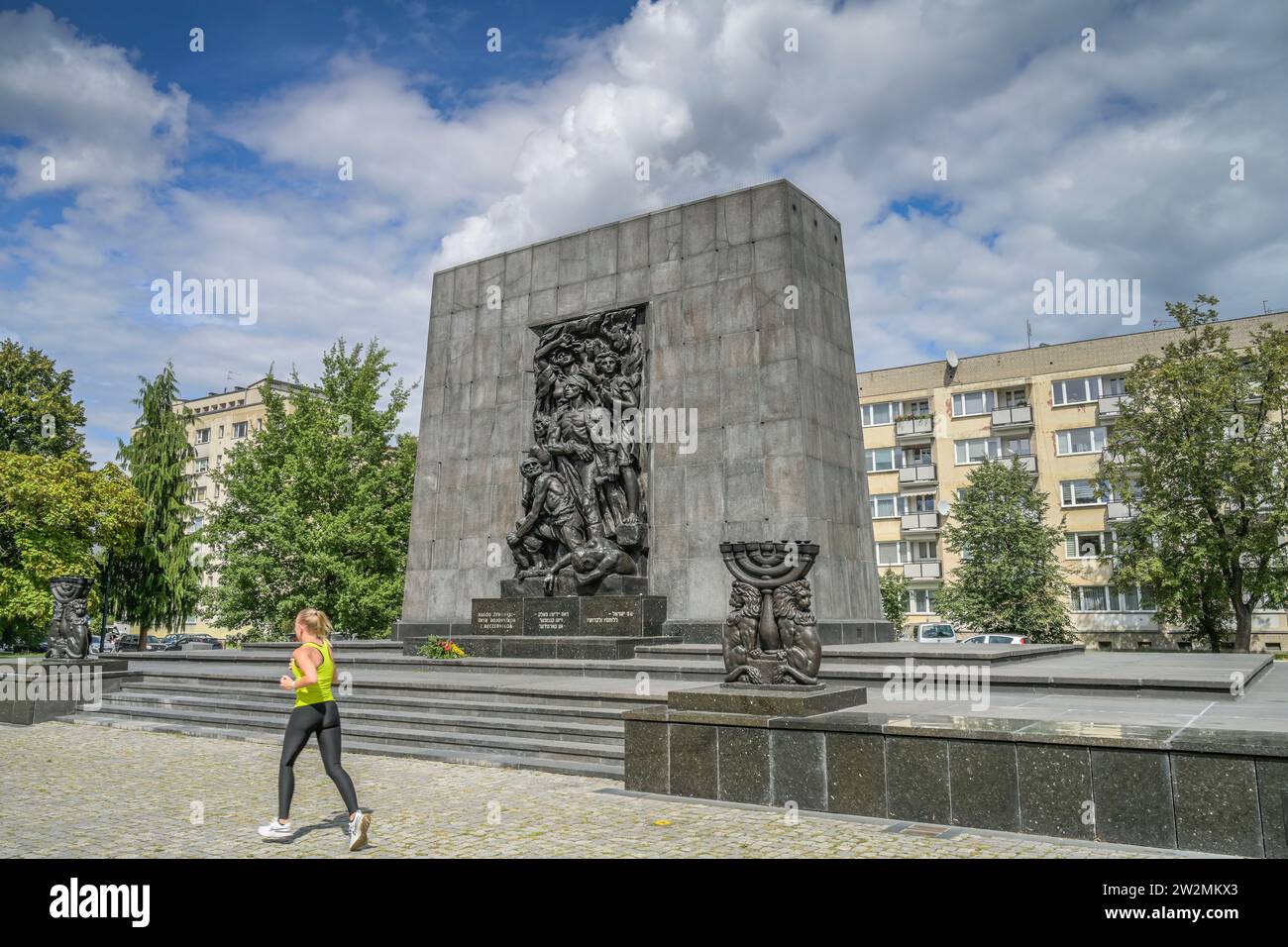 Denkmal der Helden des Ghettos, Ludwika Zamenhofa, Warschau