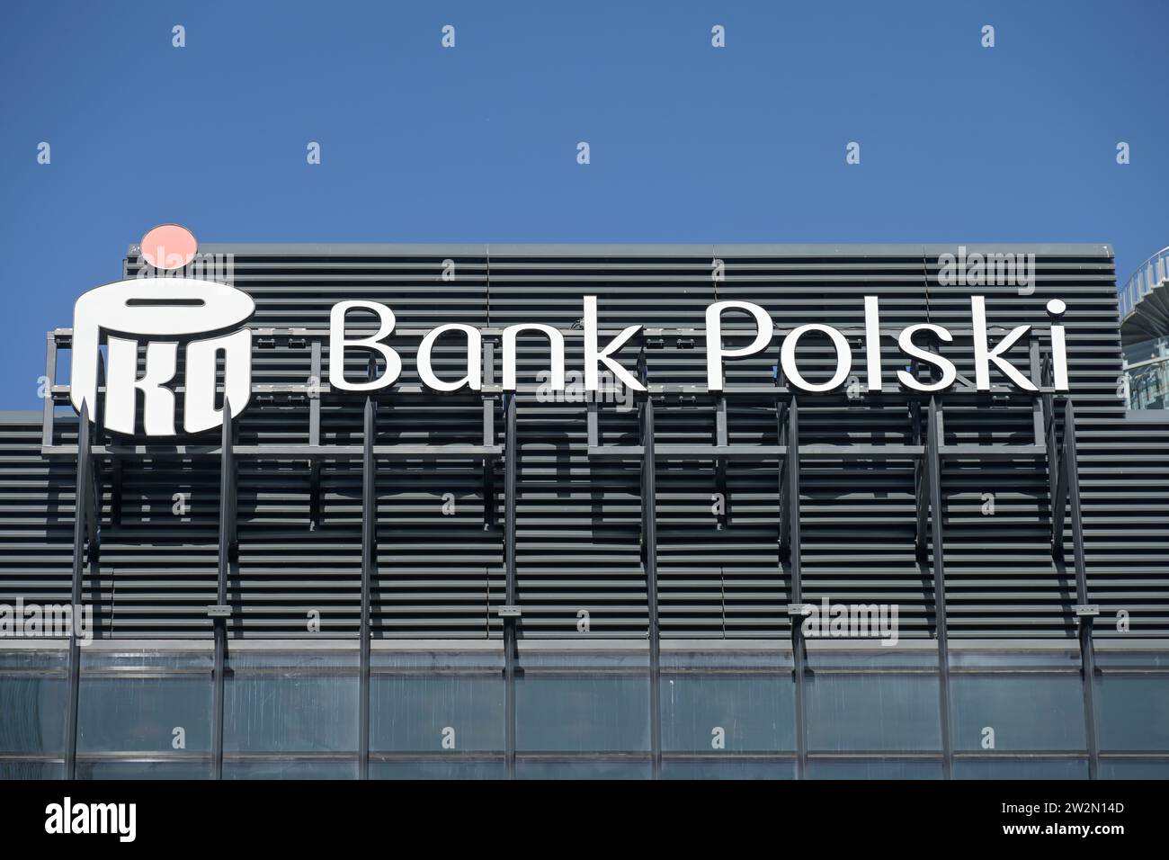 Bank Polski, Warschau, Woiwodschaft Masowien, Polen Stock Photo