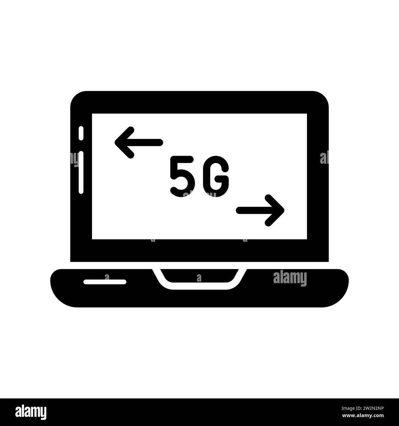 Carefully crafted vector of 5G technology, icon of 5G network in editable style Stock Vector