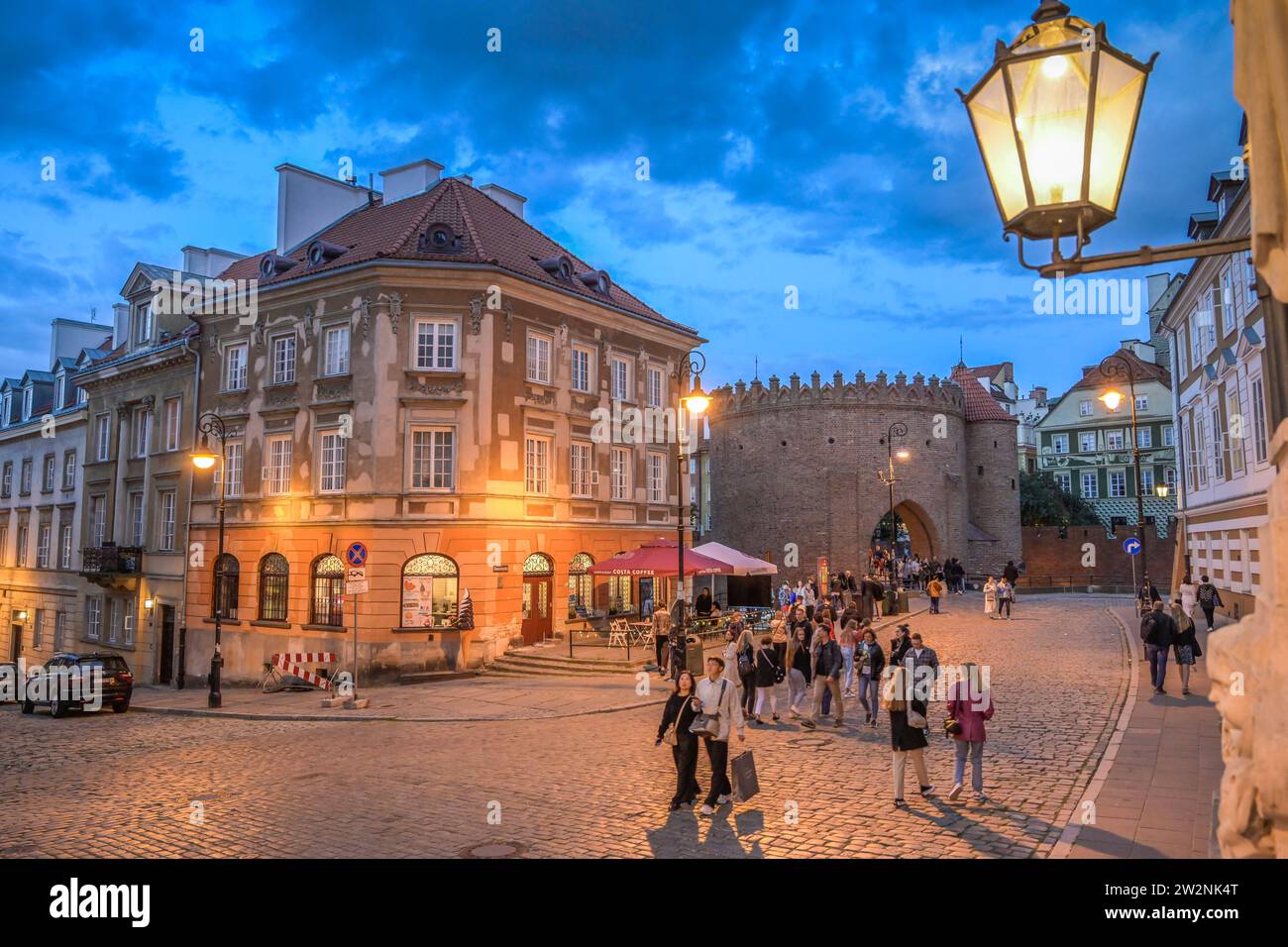 Straßenszene, Nowomiejska, Festung Barbakan, Altstadt Stare Miasto