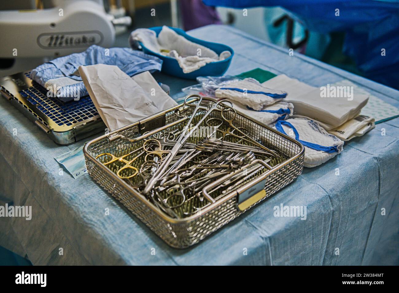 Brno, Czech Republic. 21st Dec, 2023. Lymphatic swelling surgery, a