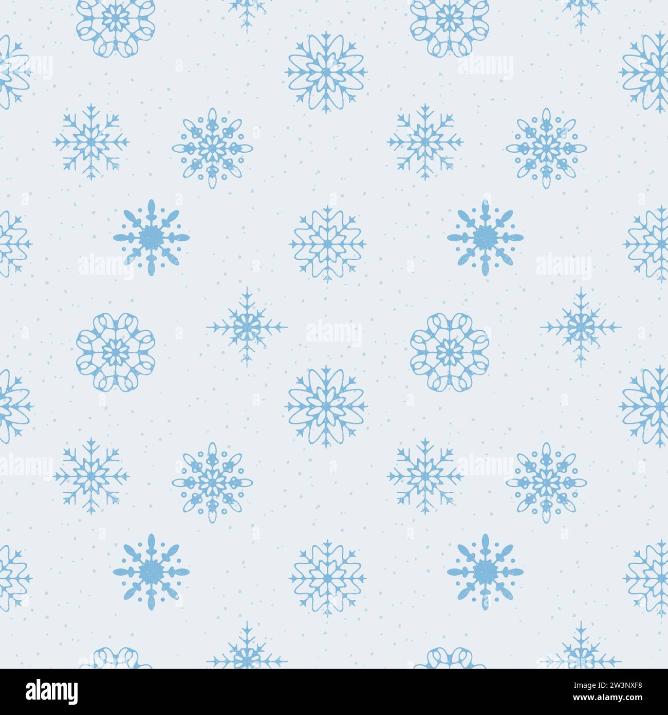 Snowfall Pattern Background Snowflakes Seamless pattern, Winter's background. Vector illustration ...