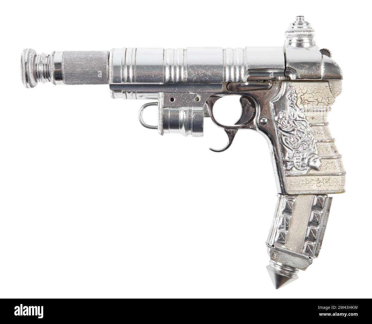 Centrefire self-loading pistol from the film 'The League of Extraordinary Gentlemen', 2003 Stock Photo