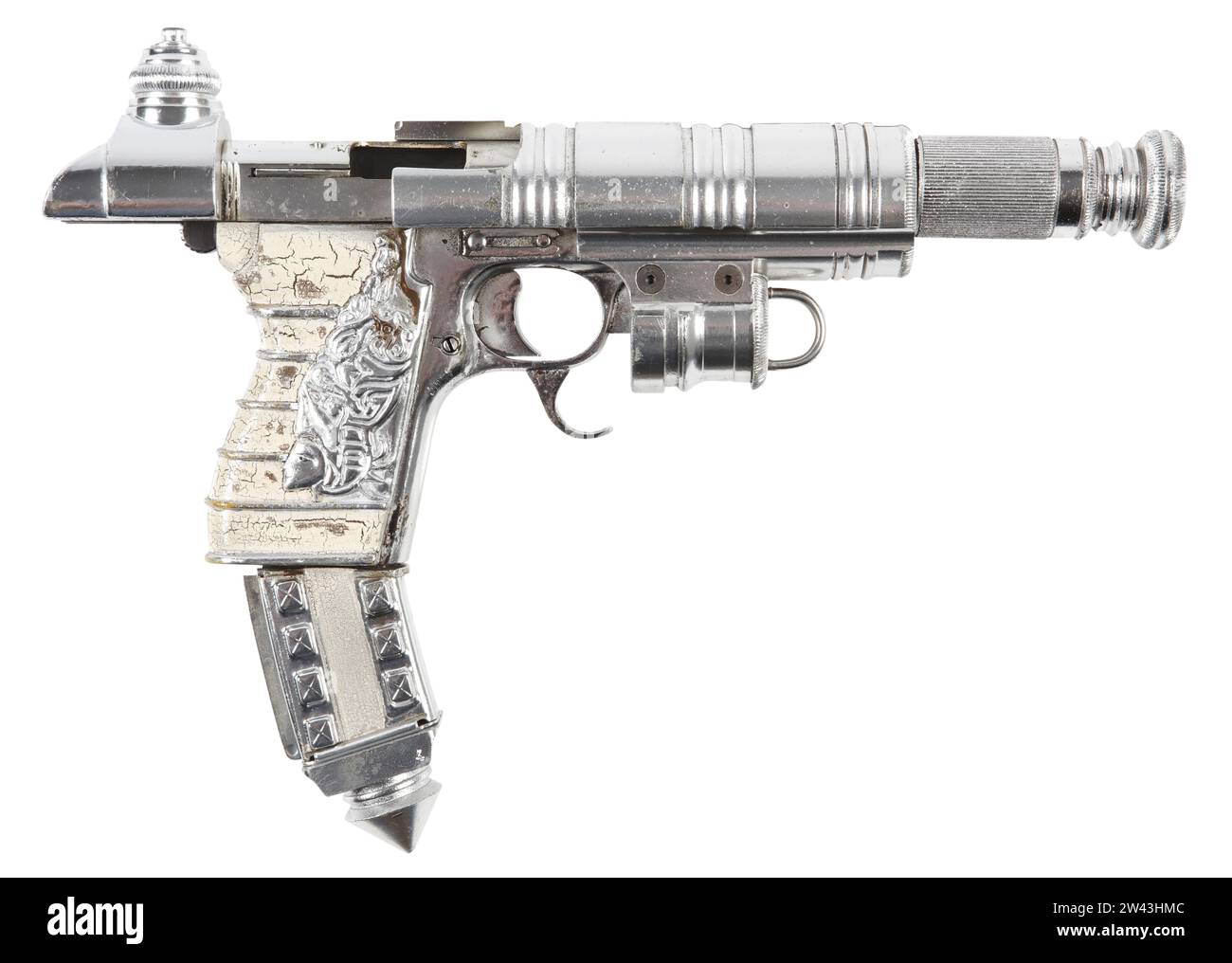 Centrefire self-loading pistol from the film 'The League of Extraordinary Gentlemen', 2003 Stock Photo