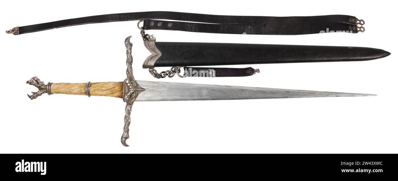 Durza's hero sword and scabbard from film: 'Eragon' Stock Photo