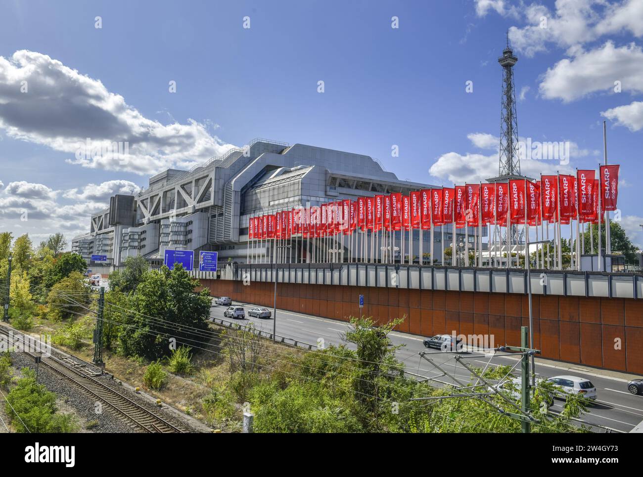 ICC, Messedamm, Westend, Charlottenburg, Berlin, Deutschland Stock Photo