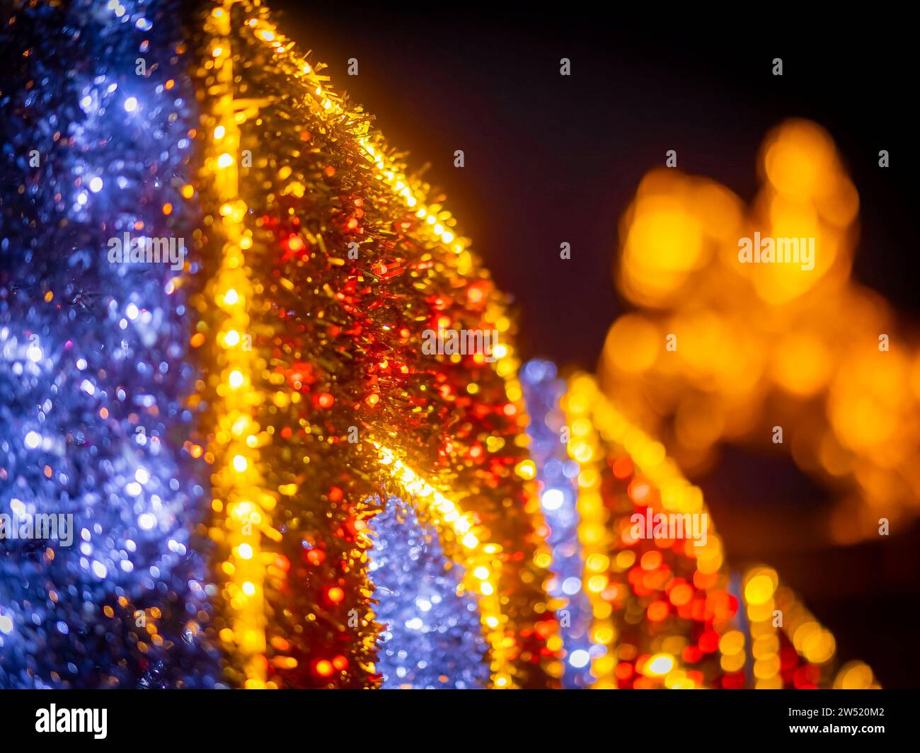 Augustusmarkt Weihnachtsmarkt auf der Hauptstrasse in der Dresdner Neustadt. Dresden Sachsen