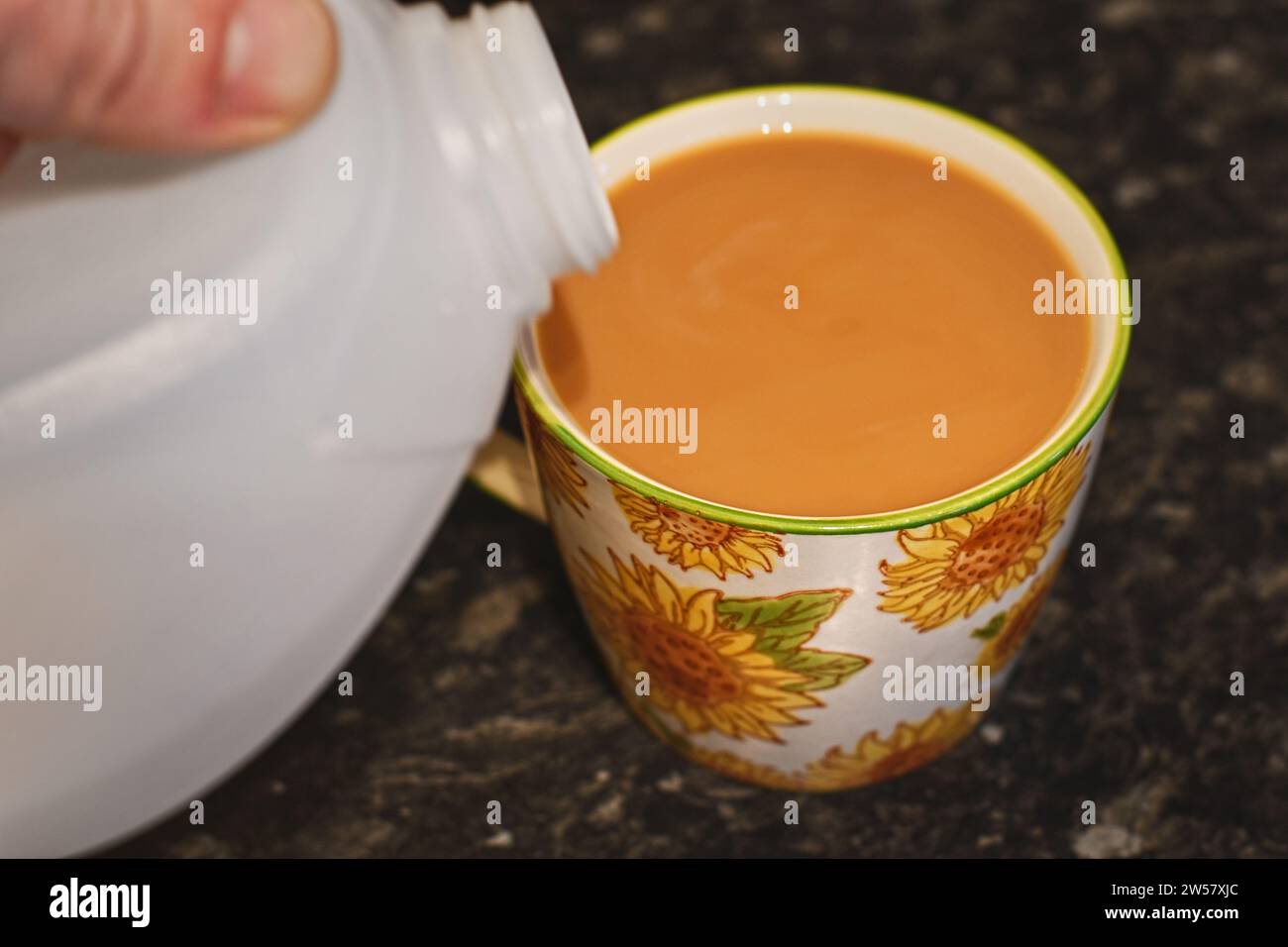 creamy-coffee-with-milk-stock-photo-alamy