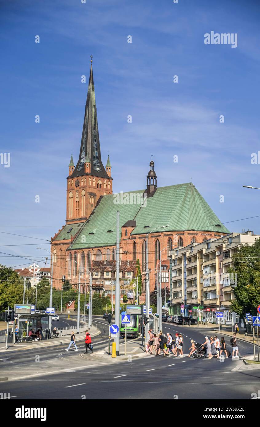 St James' Cathedral, Szczecin, West Pomeranian Voivodeship, Poland Stock Photo