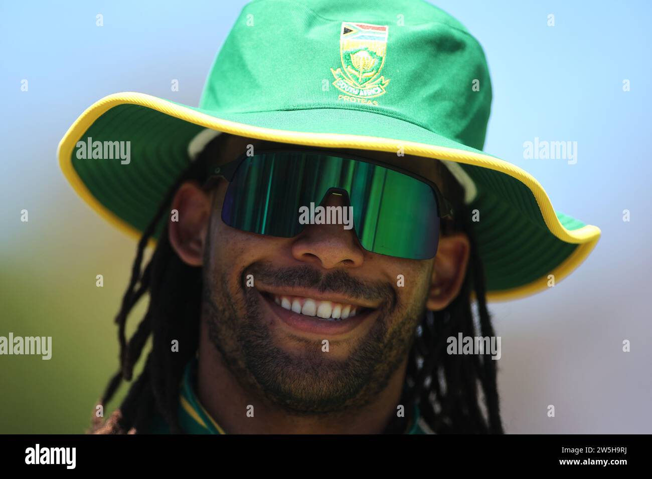 PAARL, SOUTH AFRICA - 21 DECEMBER 2023: Tony de Zorzi of South Africa during the 3rd ODI between South Africa and India held at Boland Park in Paarl, South Africa on 21 December 2023. Photo by Shaun RoyAlamy Live News Stock Photo